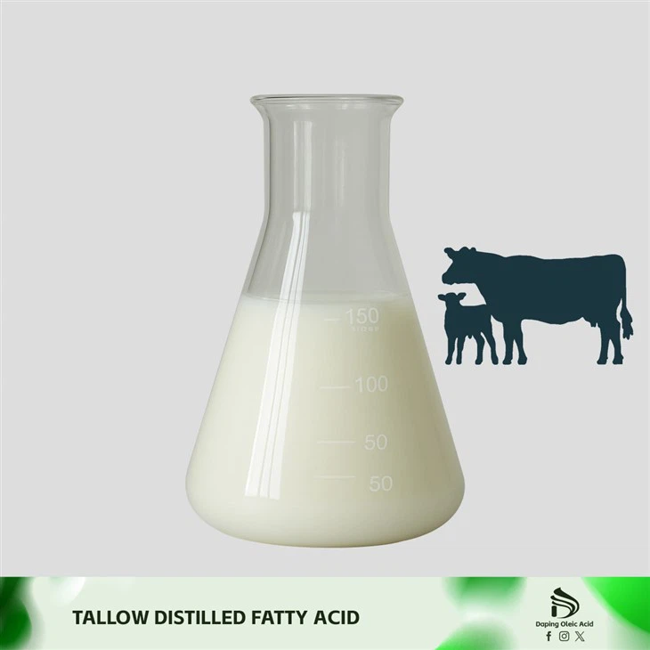 Tallow Hydrolyzation Distilled Fatty Acid Base Cow Mutton Fat 100% Complete